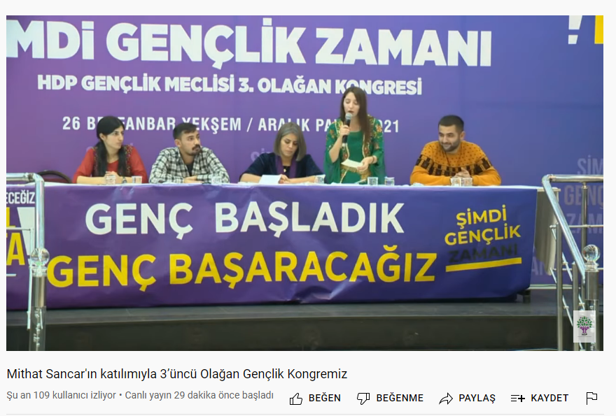 HDP’nin gençlik kongresinde PKK ve Öcalan sloganları atıldı - Resim: 1