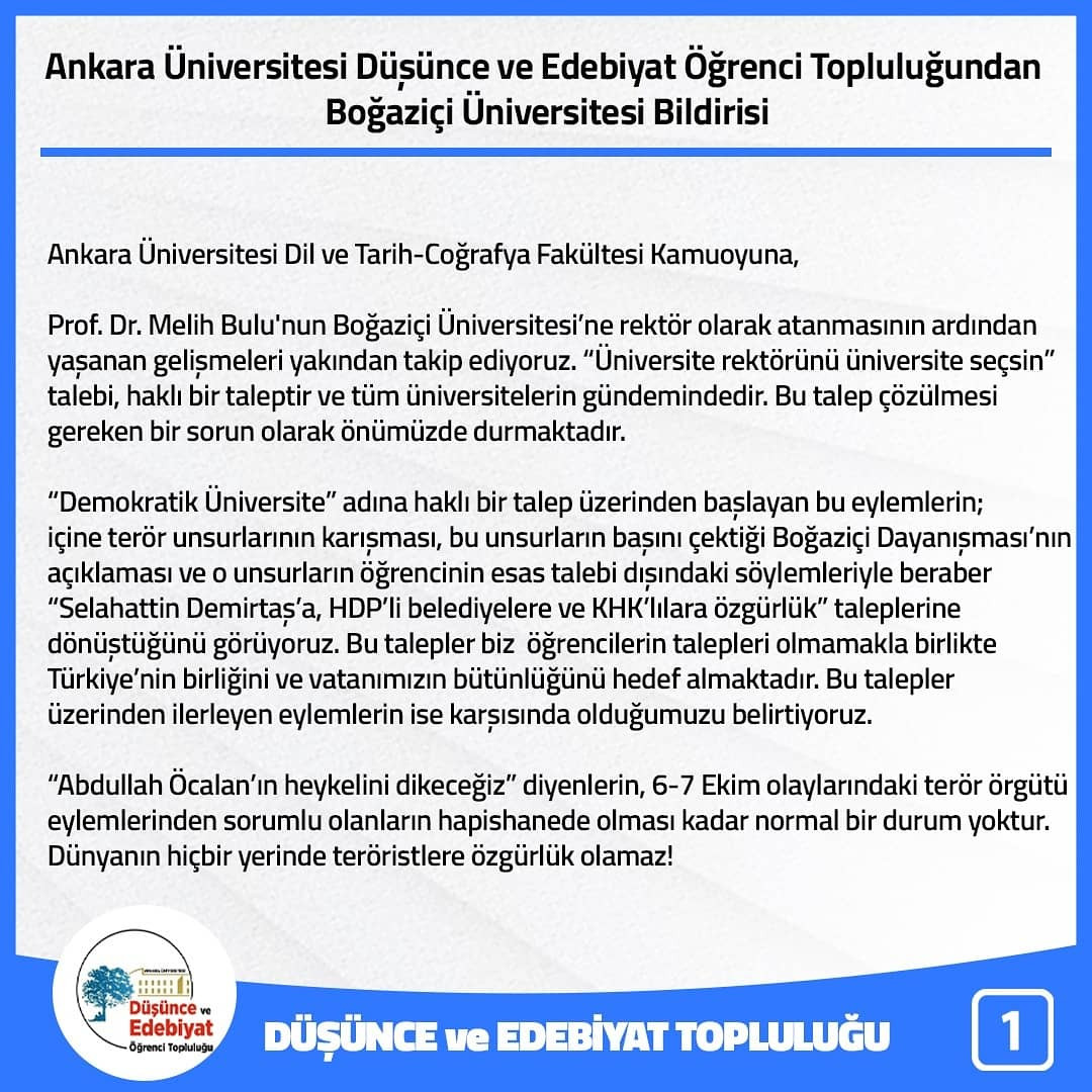 Üniversite kulüplerinden Boğaziçi provokasyonlarına tepki - Resim: 2