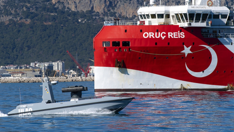 Türkiye'nin ilk silahlı deniz aracı ULAQ, Mavi Vatan ile buluştu - Resim: 1