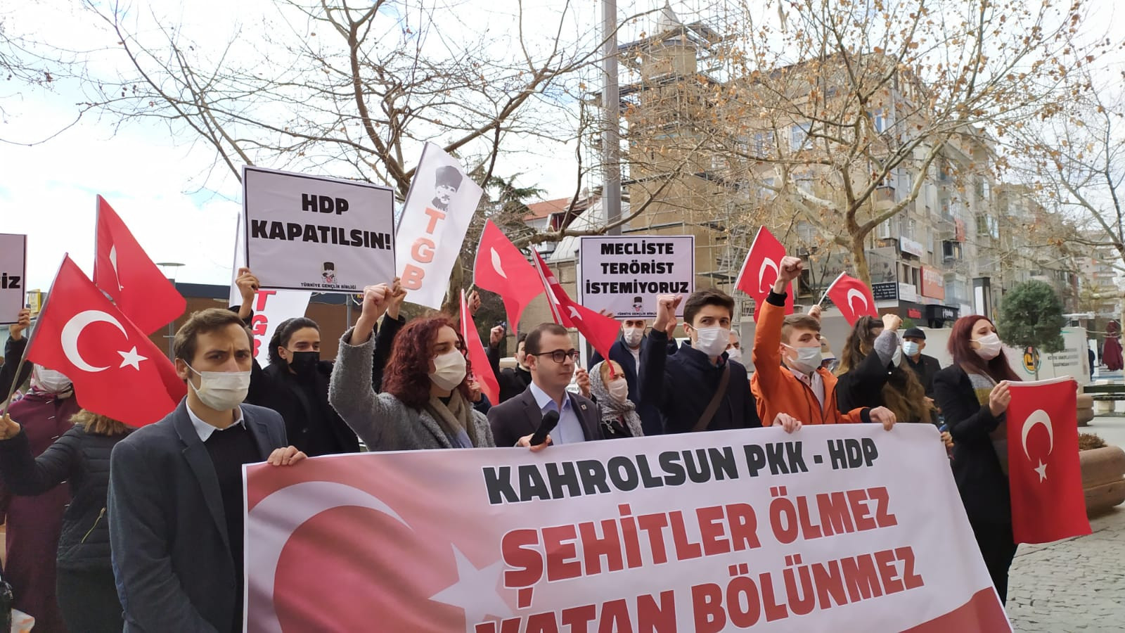 TGB’den tüm yurtta saygı duruşu: Kahrolsun PKK/HDP - Resim: 4