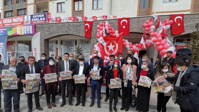 Vatan Partisi Genel Sekreteri Özgür Bursalı Şırnak’tan seslendi: HDP kapatılacak, Şırnak Vatan Partisi’ne koşacak - Resim: 1