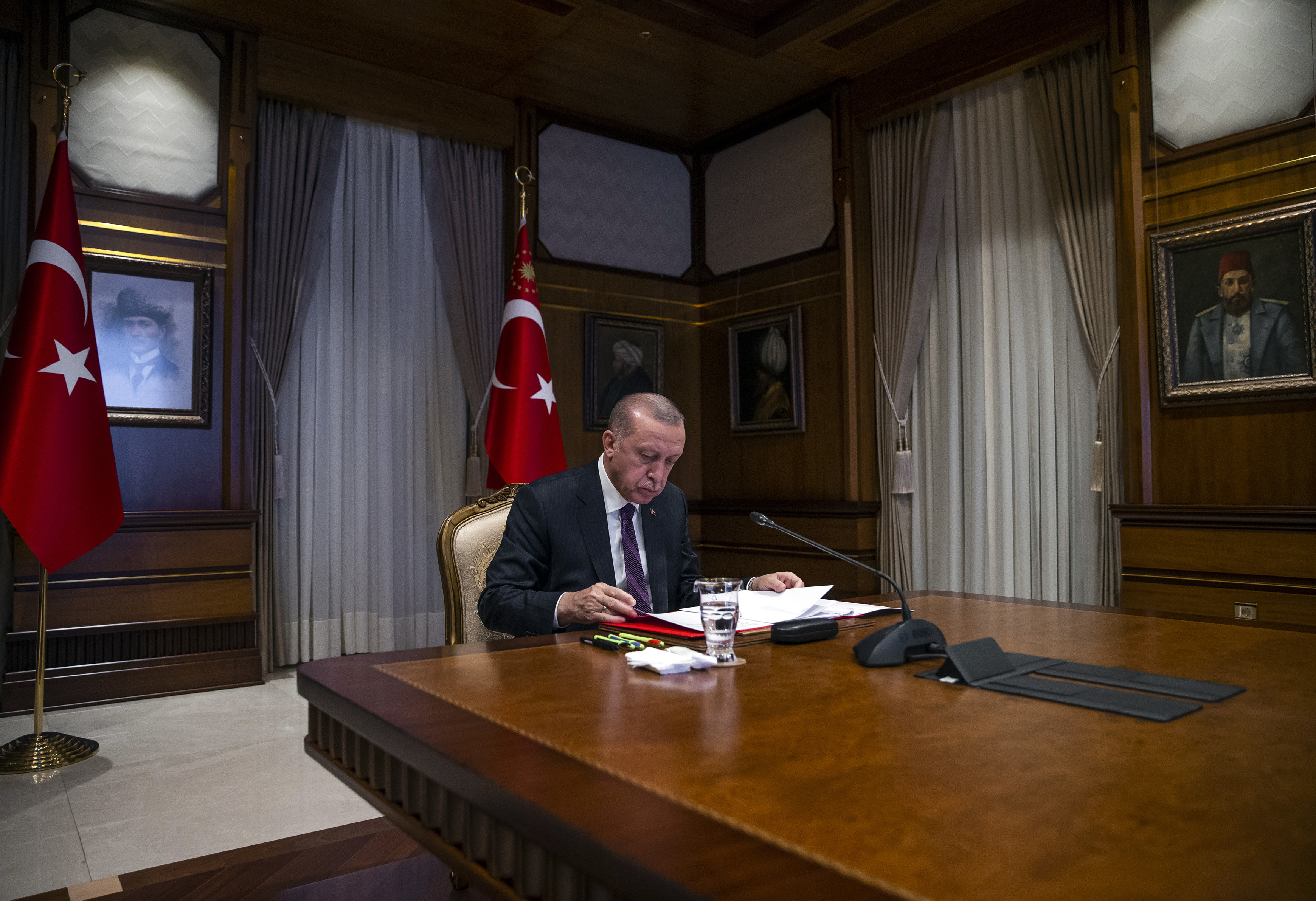 Cumhurbaşkanı Erdoğan, Fransız mevkidaşı Macron ile görüştü - Resim: 1