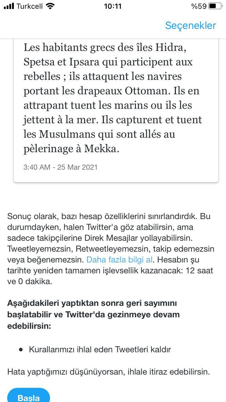 Twitter'dan BAU DEGS'e sansür! - Resim: 2