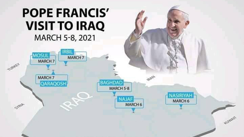 Papa, Irak’a doğru yola çıktı, gerginlik had safhada - Resim: 1