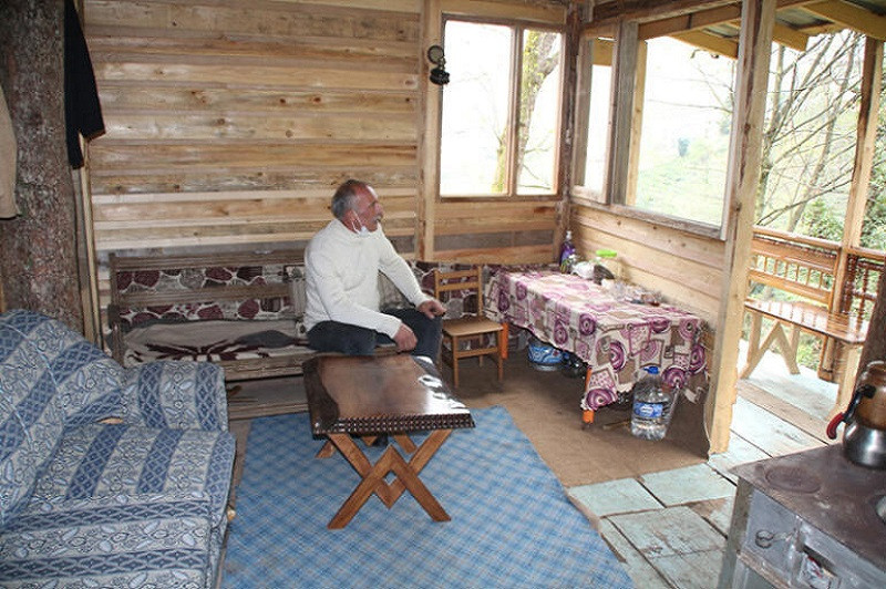 Rize'deki marangozdan Pandemi sığınağı - Resim: 1