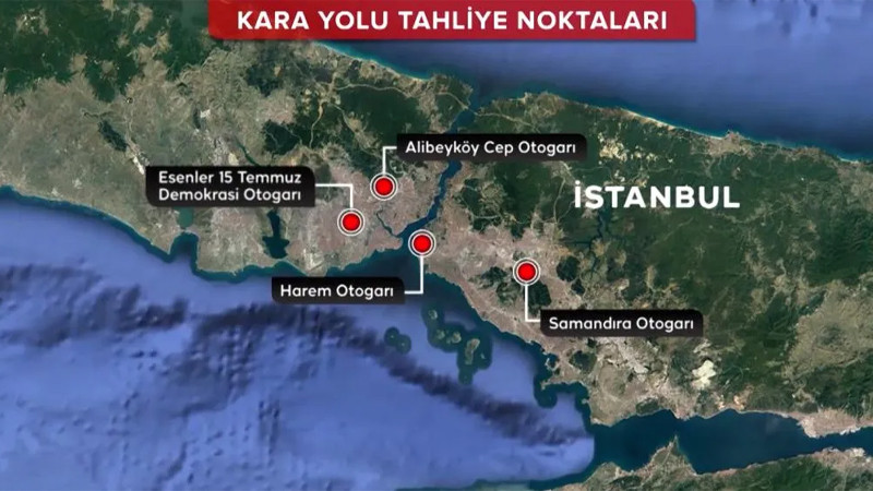 İstanbul depremi için hazırlık: Şehirden ayrılmak isteyen depremzedelerin tahliyesi planlandı - Resim: 3