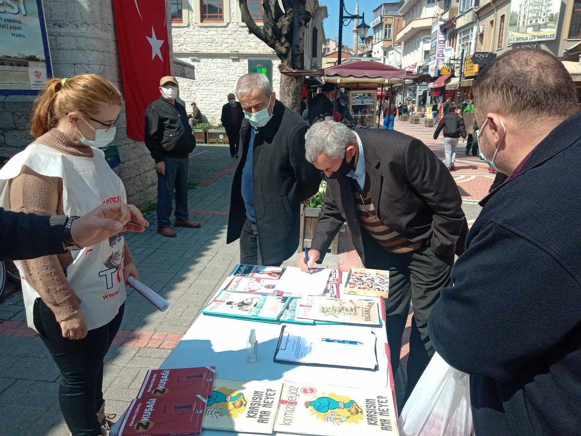 Bartın’da HDP’nin kapatılması için imza kampanyası - Resim: 1