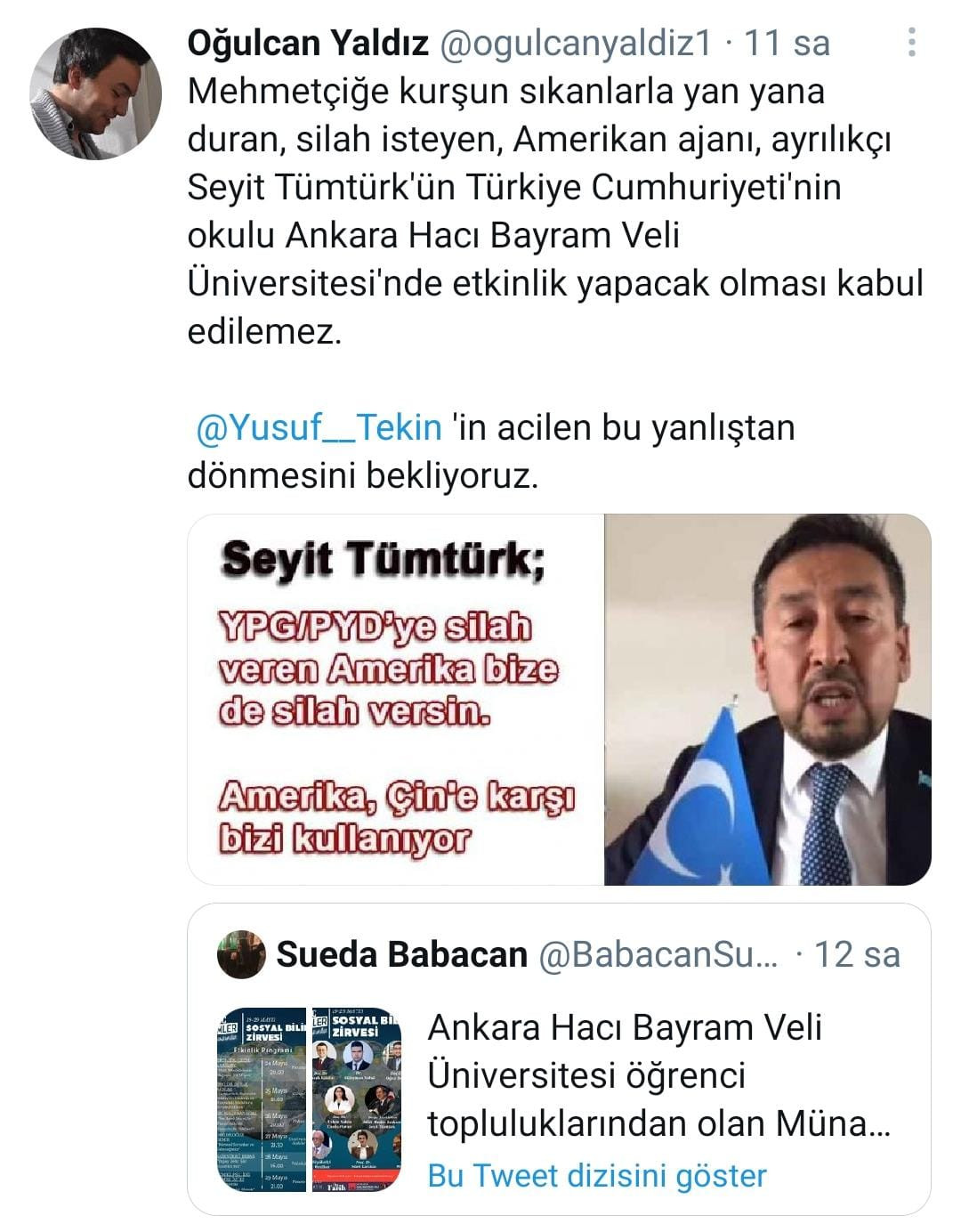 Doğu Türkistan ayrılıkçısı Seyit Tümtürk o üniversitede konuşma yapacak - Resim: 4