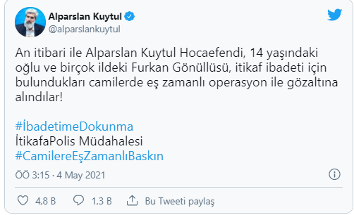 Emniyet fitneye müdahale etti:Alpaslan Kuytul gözaltına alındı - Resim: 1