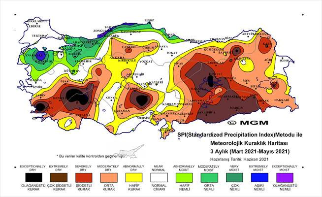 'İlkbahar kuraklığı' Türkiye genelinde etkili oldu - Resim: 1