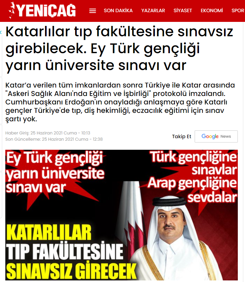 İşte 'Katarlı öğrencilere Türkiye'de sınavsız tıp eğitimi' yalanı böyle yayıldı - Resim: 3