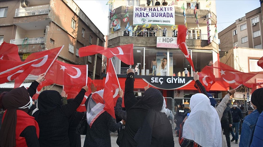 Şırnak’ta aileler HDP’ye meydan okudu! - Resim: 1