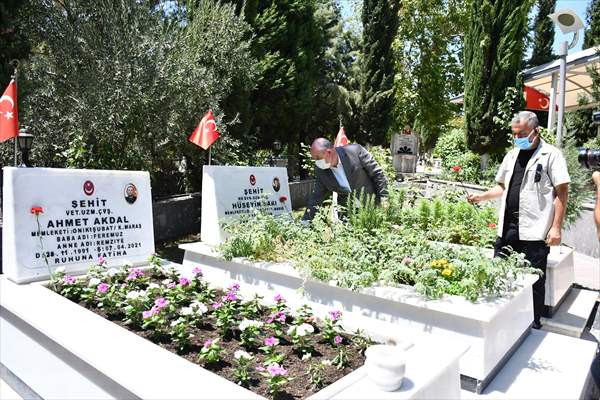 Gaziantep, Adıyaman ve Kahramanmaraş'ta şehitlik ziyaretleri - Resim: 1