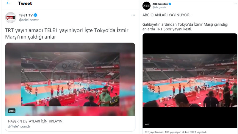 Tele 1 ve ABC'den 'İzmir Marşı' yalanı - Resim: 1