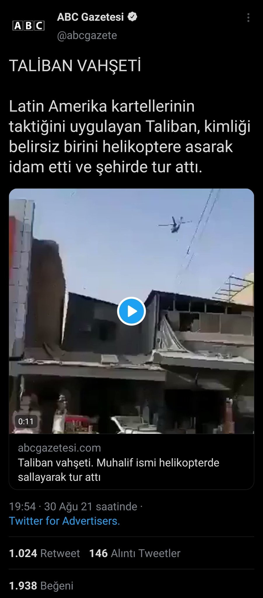 Taliban'ın 'helikopterde idam' görüntüleri yalan çıktı! - Resim: 1