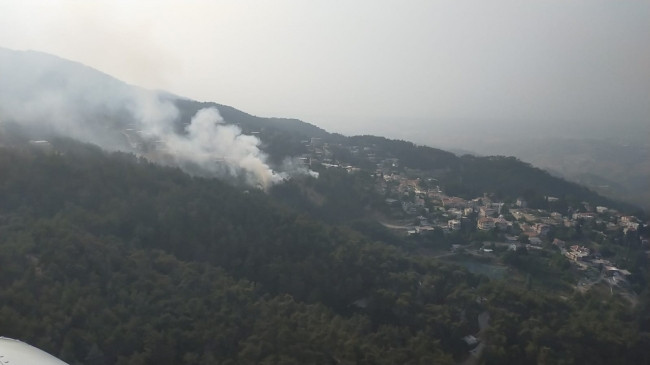 Hatay'da orman yangını çıktı - Resim: 1