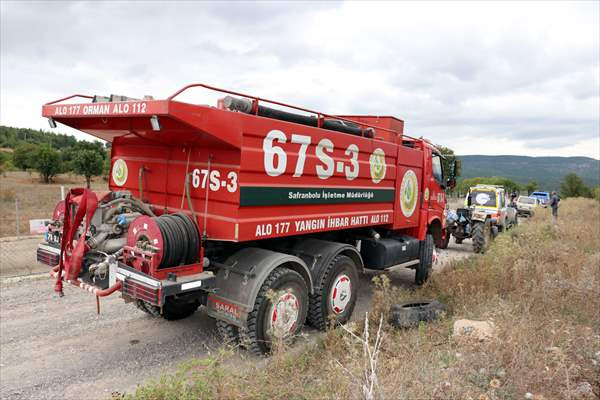 Karabük'te çıkan orman yangını büyümeden söndürüldü - Resim: 1