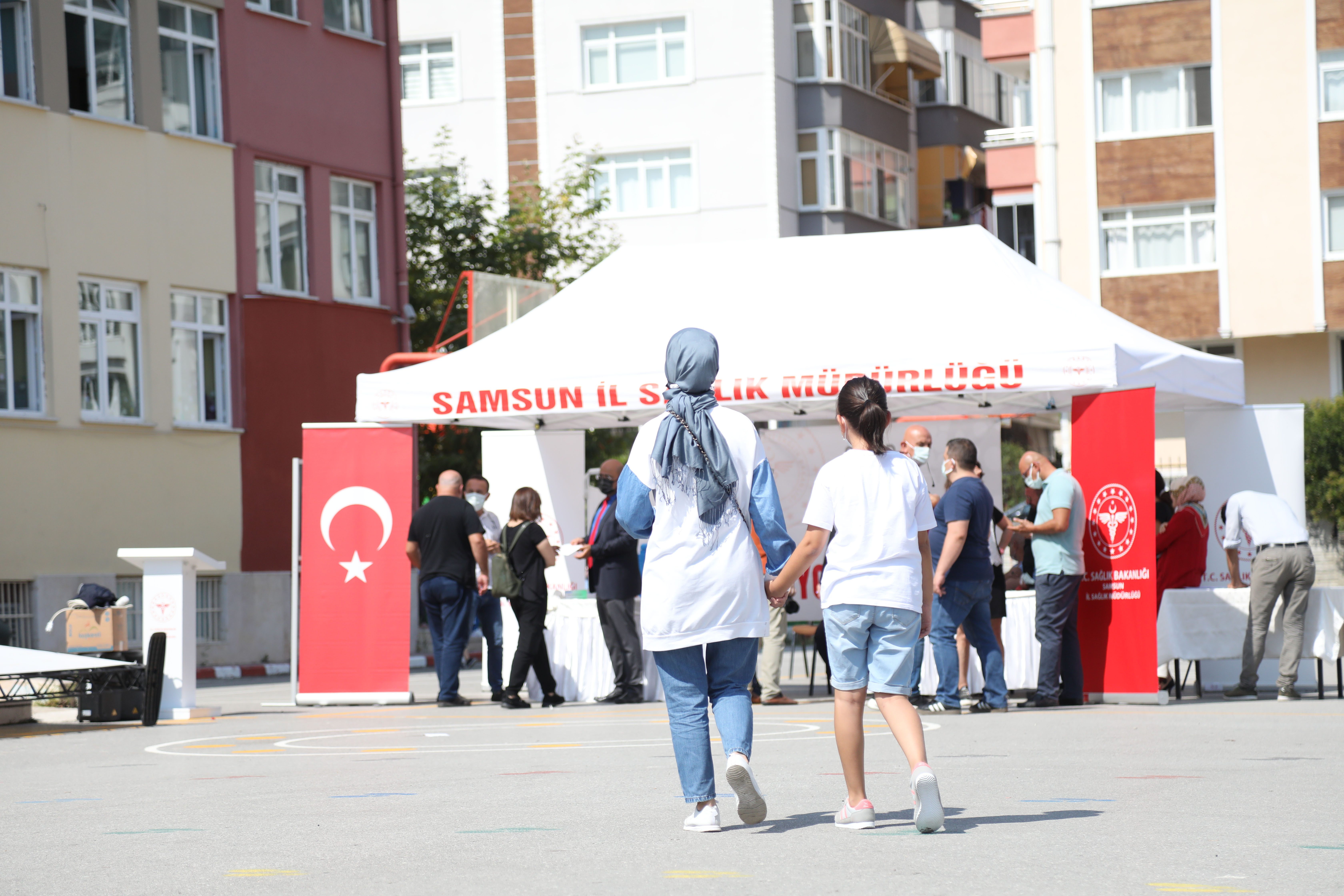 Samsun'da 'Çocuklar Okula, Veliler Aşıya' kampanyası başlatıldı - Resim: 3