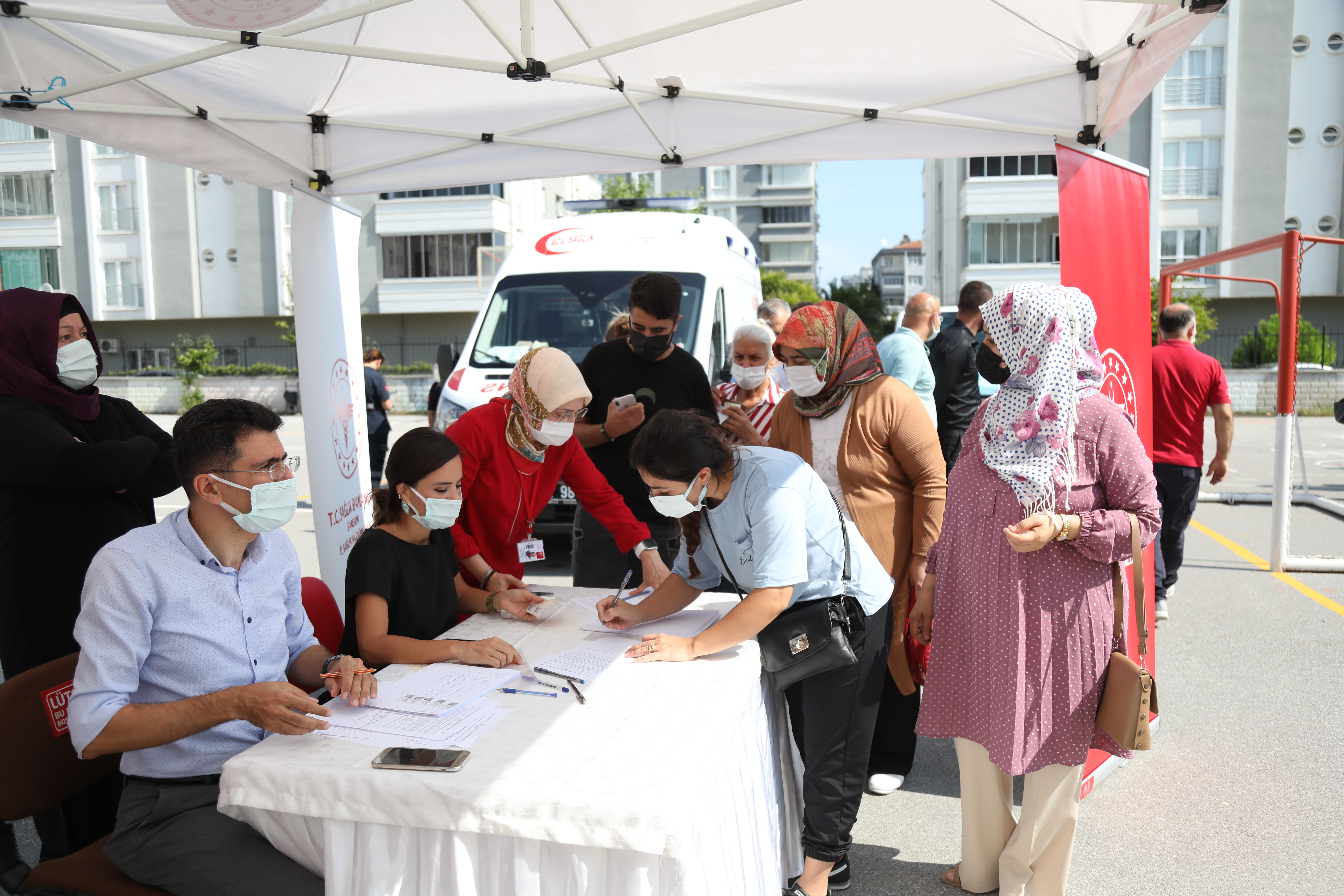 Samsun'da 'Çocuklar Okula, Veliler Aşıya' kampanyası başlatıldı - Resim: 1