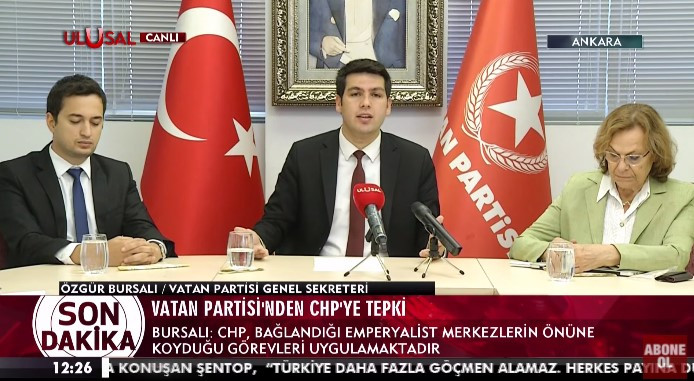 Vatan Partisi: CHP denizden ve karadan yıkıcılığa devam ediyor - Resim: 1