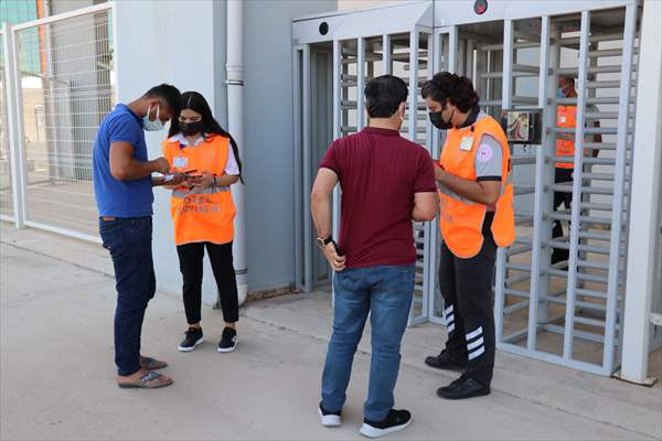 Maça gelenlere koronavürüs tedbirleri - Resim: 1