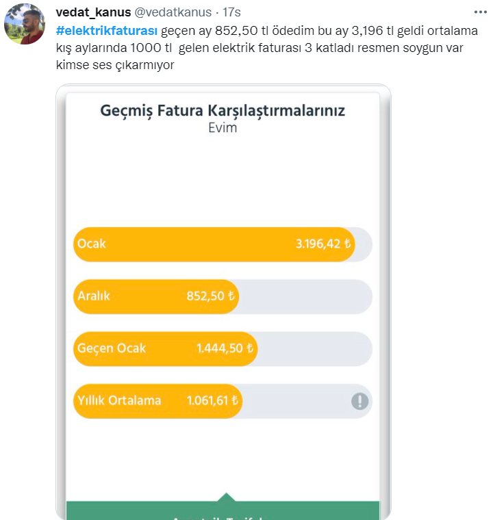 Elektrik Faturalarına Sosyal Medyadan Büyük Tepki! - Resim: 3