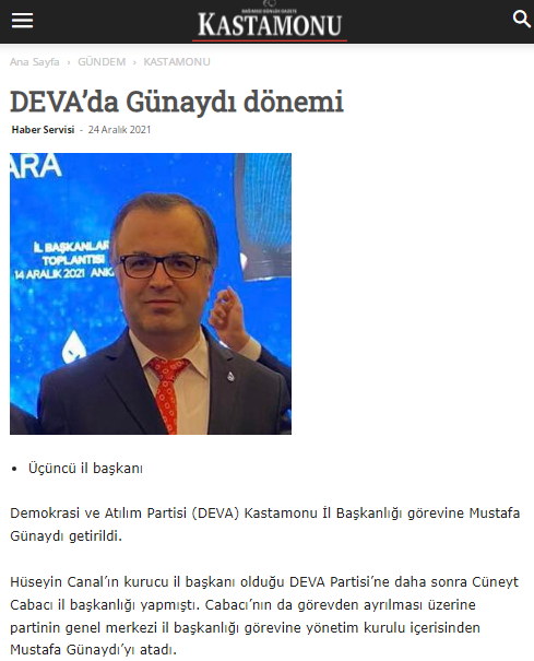 DEVA Partisi'nin il yöneticisi FETÖ'den tutuklandı - Resim: 1