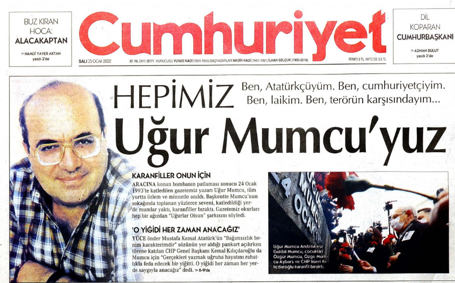 Cumhuriyet gazetesi Uğur Mumcu'nun o sözlerini gizledi - Resim: 1