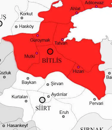 Bitlis ve Siirt'in sınırları değişti - Resim: 1