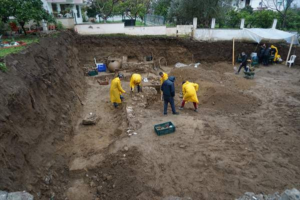 Antandros Antik Kenti yakınlarında yeni antik mezarlara rastlandı - Resim: 1