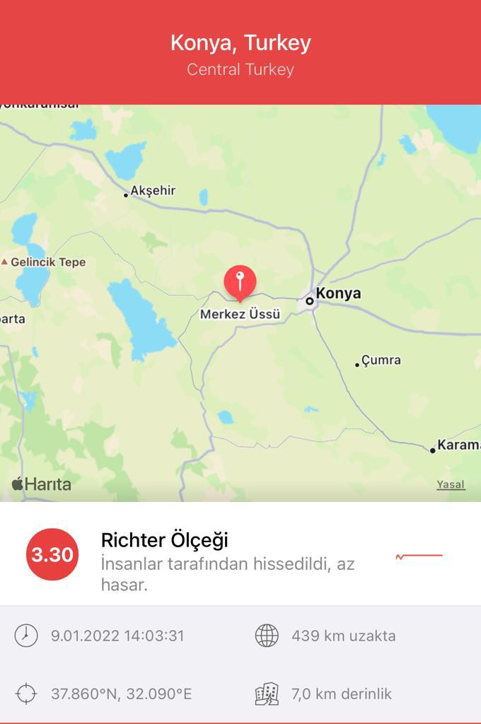 Konya'da deprem! - Resim: 1