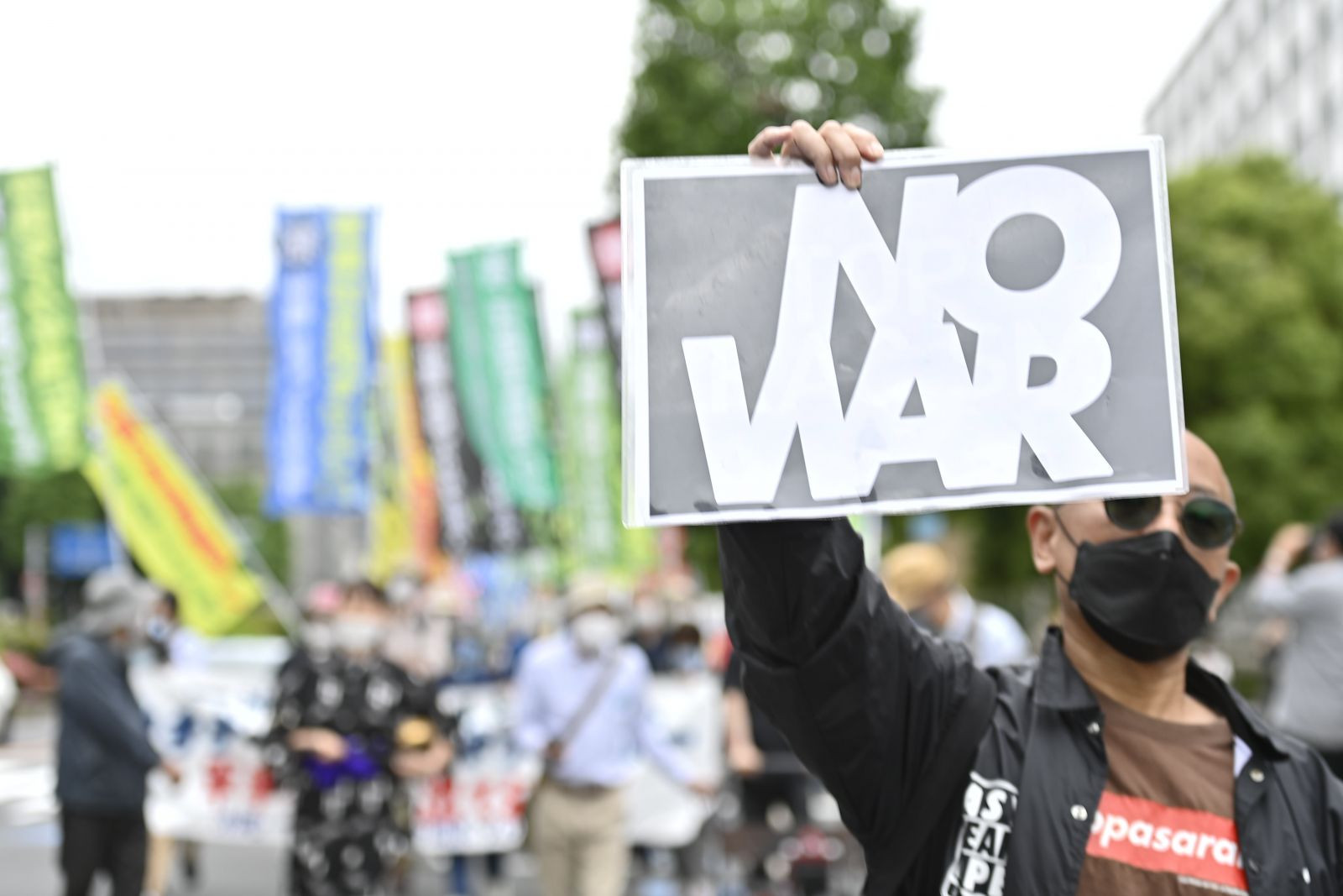 Japonya'nın başkenti Tokyo'da ABD üsleri protesto edildi - Resim: 4