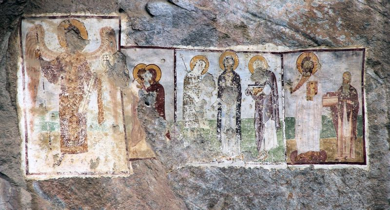 Hristiyanlığın ilk mabetlerinden biri Türkiye'de: Dikkat çekici freskler... - Resim: 2