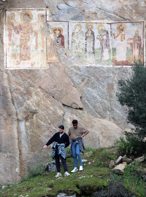 Hristiyanlığın ilk mabetlerinden biri Türkiye'de: Dikkat çekici freskler... - Resim: 6