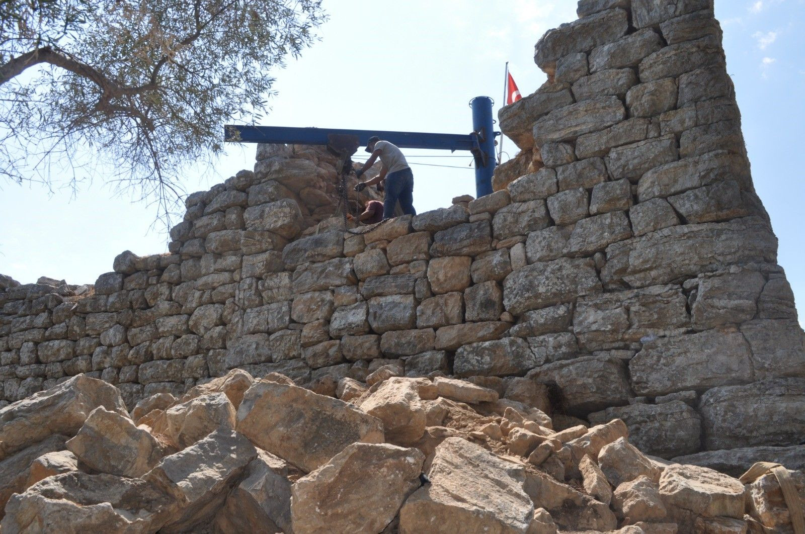 Pedasa Antik Kentİ'nde restorasyon çalışmaları devam ediyor - Resim: 1