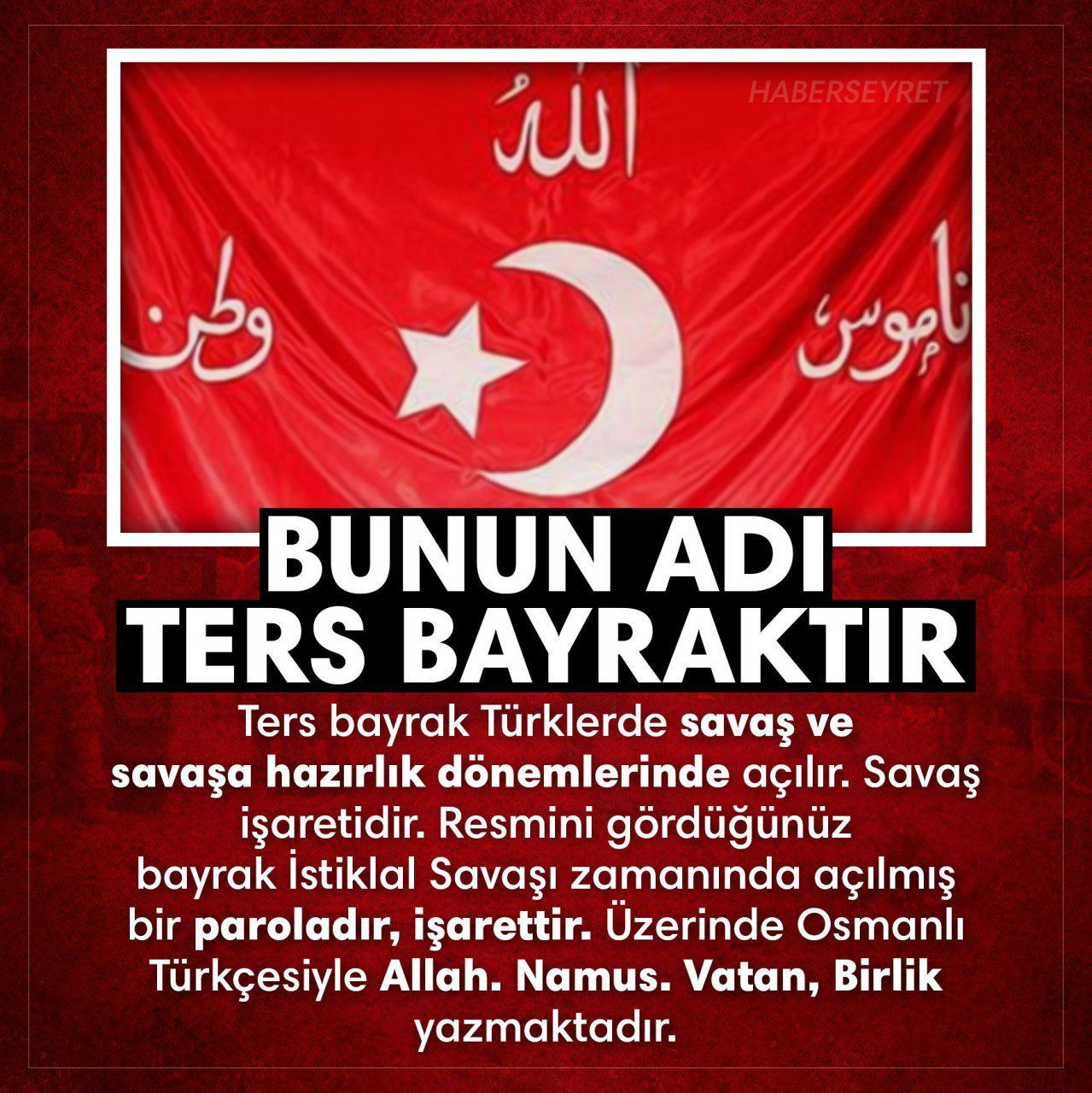 Zafer Partililer başlattı! ‘Ters bayrak’ ne anlama geliyor?