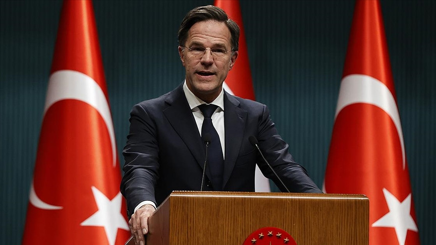 Mark Rutte'nin 2022'deki Türkiye ziyaretinden bir kare