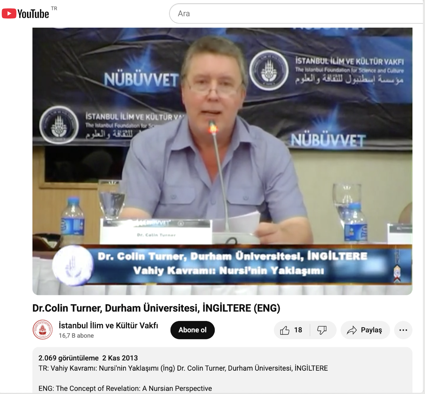 Nurcuların Colin Turner’la ilişkisi - Resim : 4
